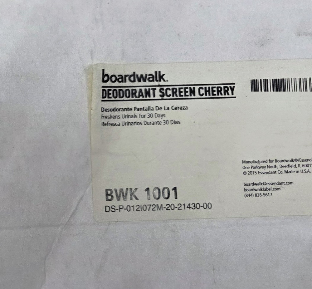 Boardwalk Deodorizing Urinal Screen 20 pack, Red & Cherry Scented