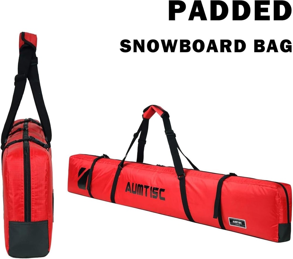Lightweight Waterproof Ski Bag with Adjustable Handle - Perfect for 185cm