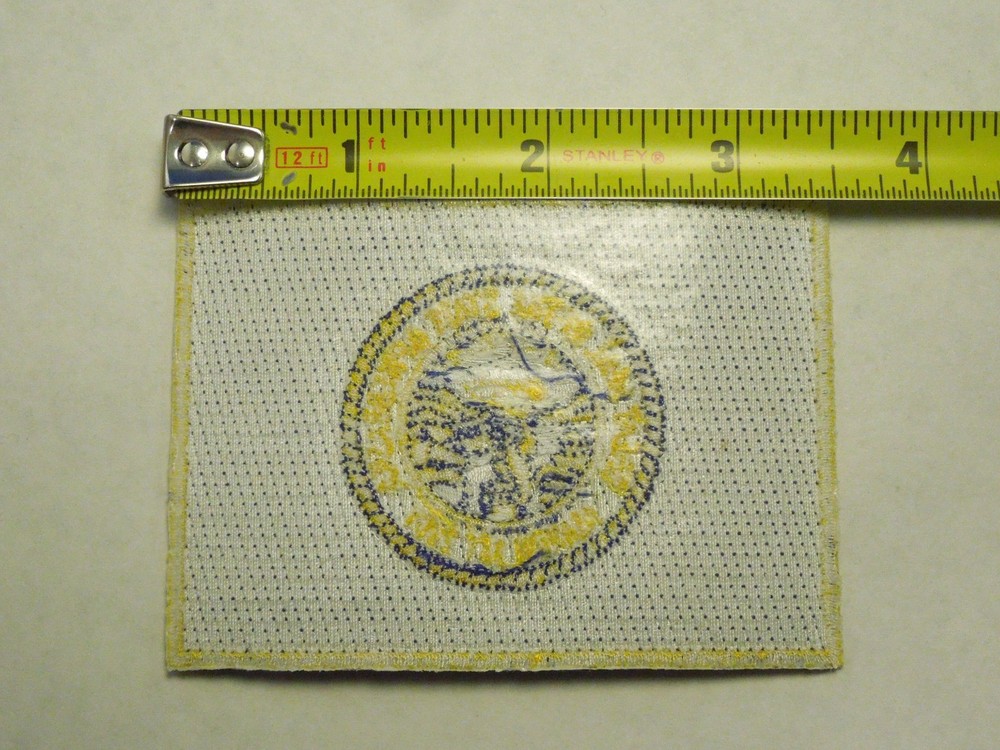 Nebraska State Flag Seal Embroidered Iron On Patch