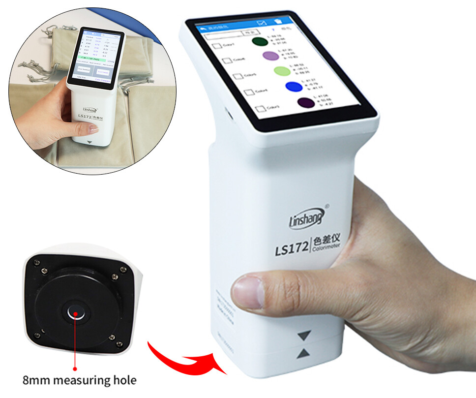 Color Difference Meter Analyzer Touch Screen 45/0 for Coating Ceramic Plastic