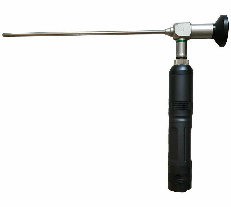 Portable cold led light source with battery for endoscope