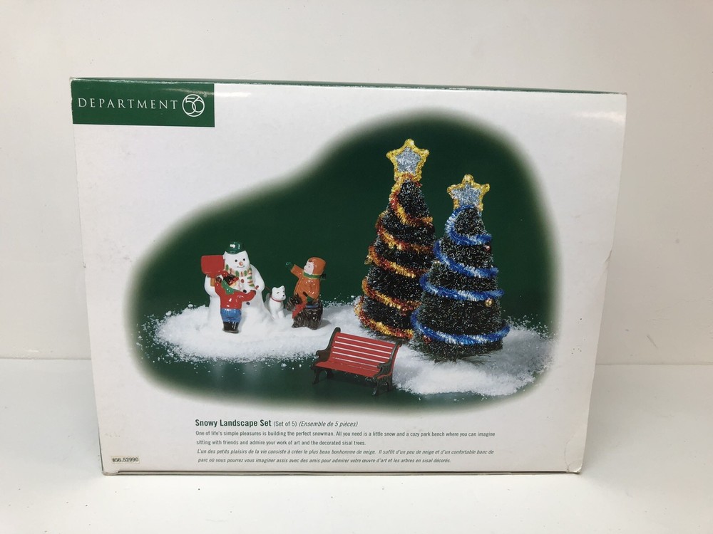 Dept 56 Snowy Landscape Set #52990