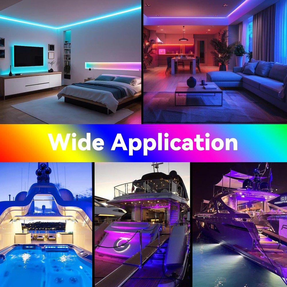 RGBW LED Light Controller, 4 Channels LED Switch Dimmer RGBW Controller Wall ...