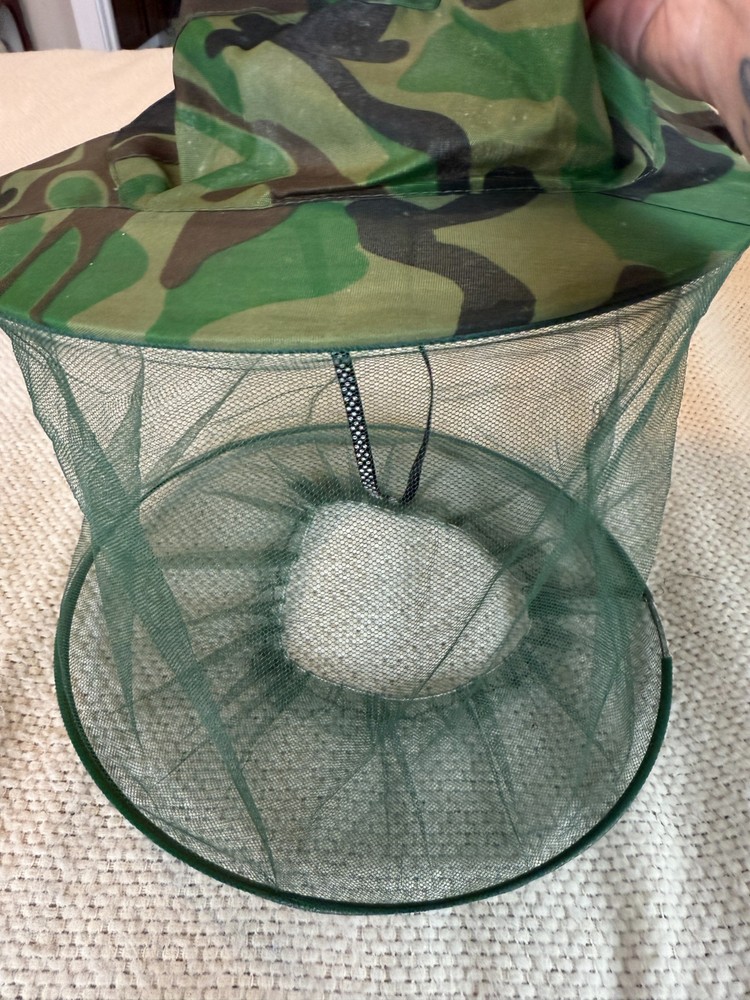 Camouflage Boonie Hat with Face Net