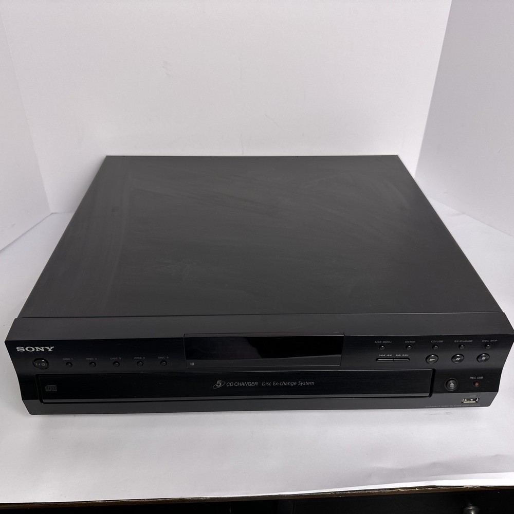 Sony CDP-CE500 Multi CD Player 5 Disc Changer USB Recorder