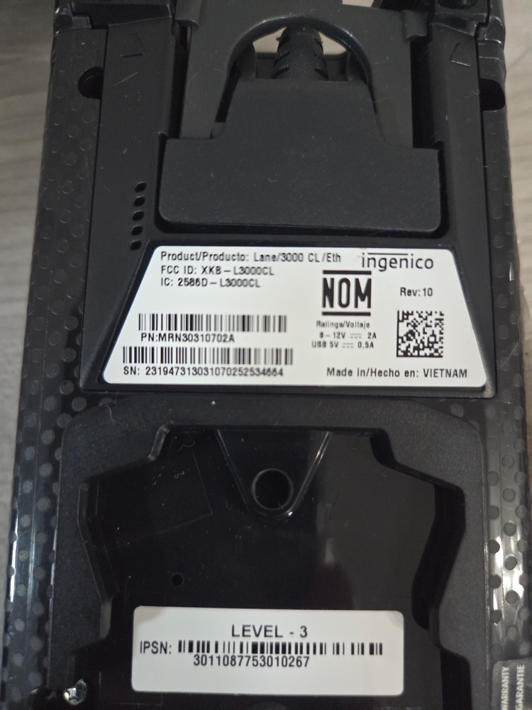 Ingenico Lane 3000 Pinpad Terminal w/ cable