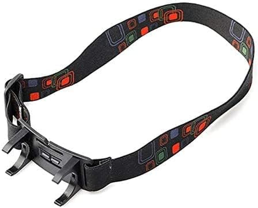 MUMUGUO 2 Pack Flashlight Clip Buckle Headband Adjustable Head Belt Head Strap M