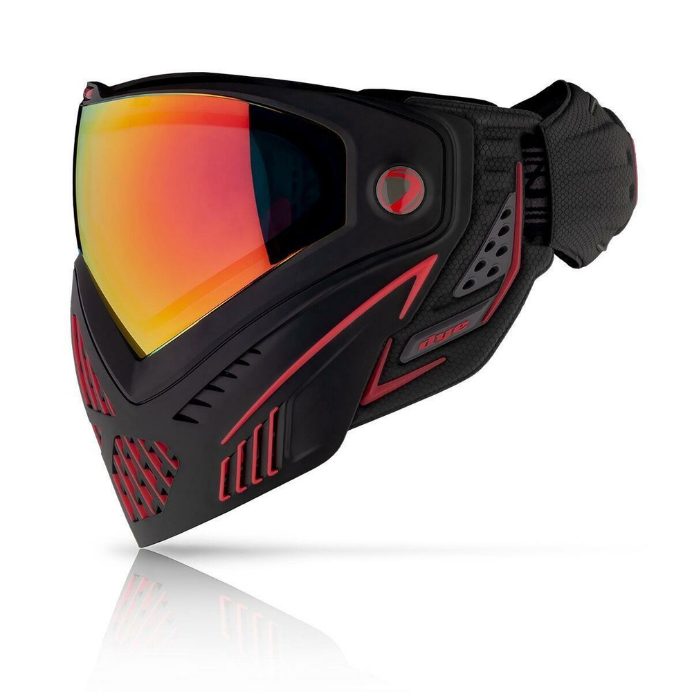 Dye i5 Paintball Goggles - Fire 2.0 - Black / Red