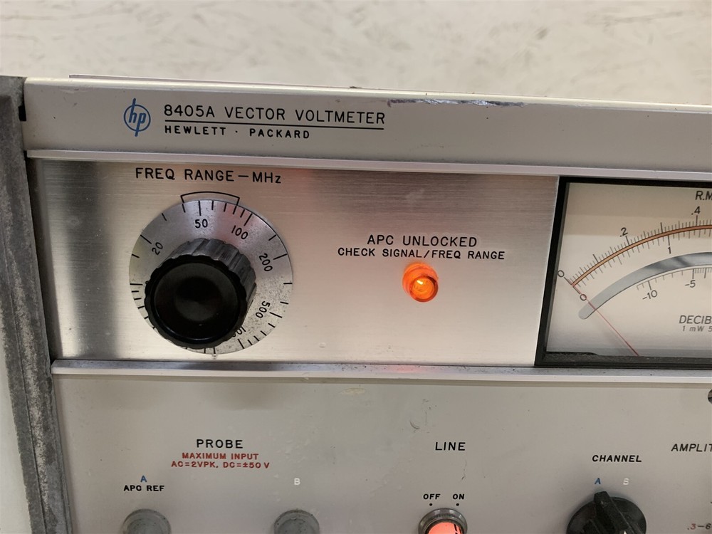 HP HEWLETT PACKARD 8405A VECTOR VOLMETER