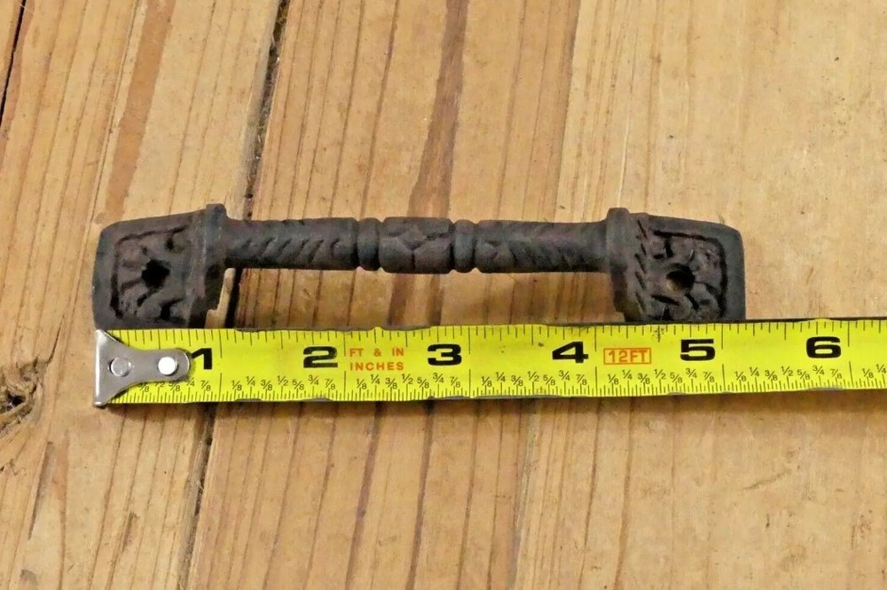 16 Cast Iron Rust Barn Handle Gate Pull Shed Door Handles Fancy Drawer Pulls