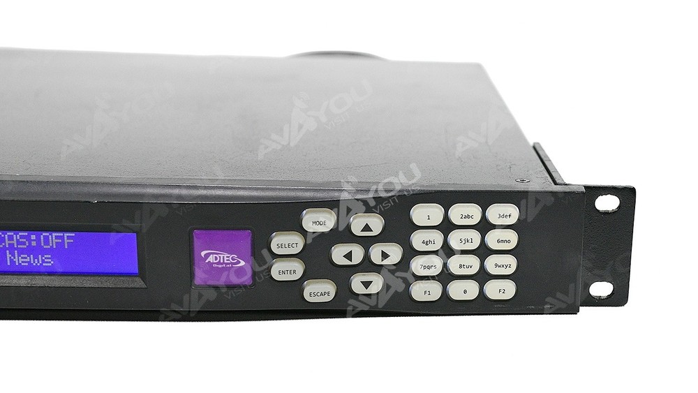 Adtec EN-100 1080 MultiCodec Encoder Modulator BISS QPSK QAM APSK L-Band IF
