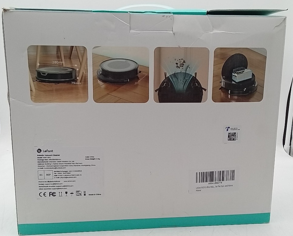 Lefant M310 Ultra Robot Vacuum White