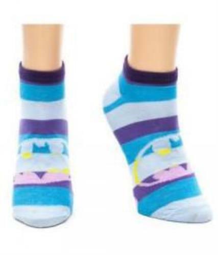 Batman Blue Stripe Ankle Socks