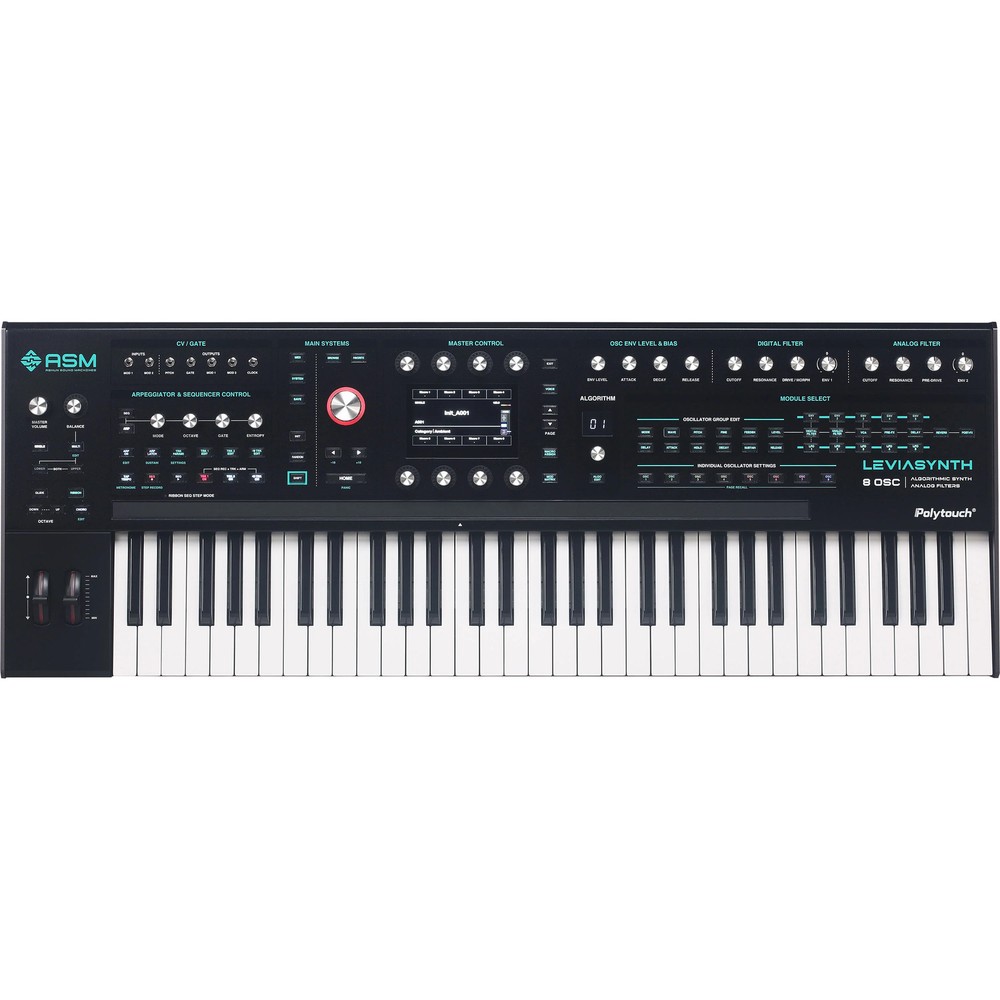 ASM Leviasynth Keyboard 16-Voice Algorithmic Synthesizer