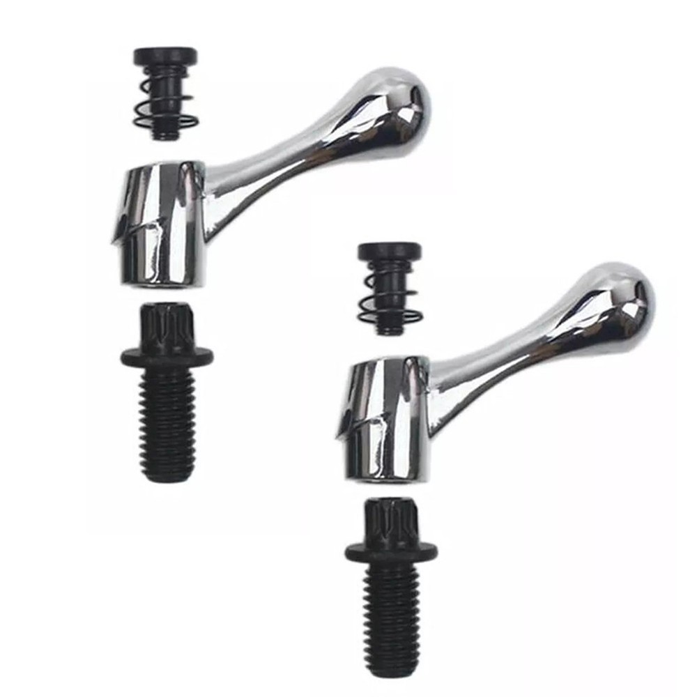 Professional Grade 2PC Adjustable Fixed Handle Set for Bridgeport Mills ()
