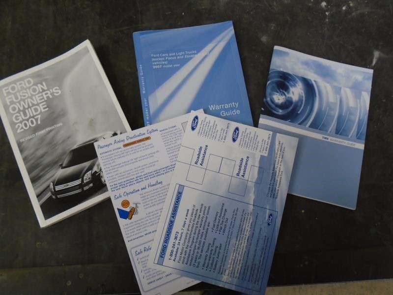 FUSION    2007 Owners Manual 1058051