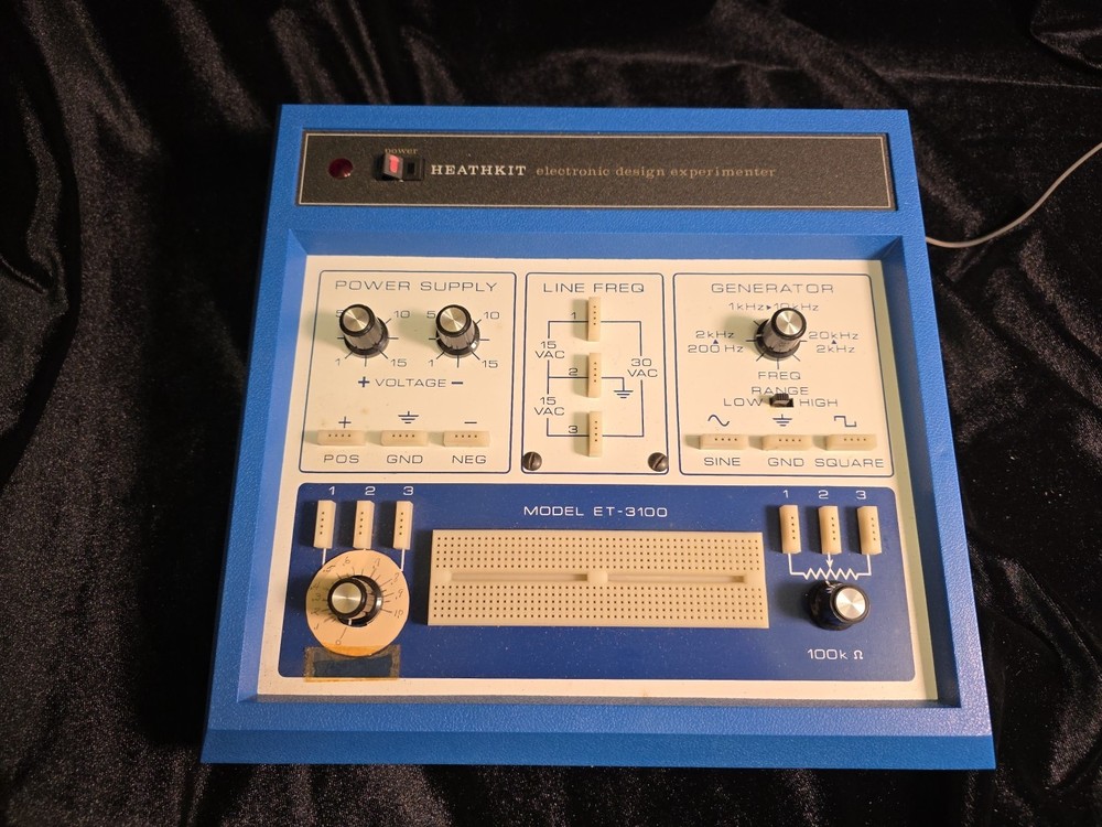 Vintage Heathkit Model ET-3100 Electronic Design Experimenter - Tested