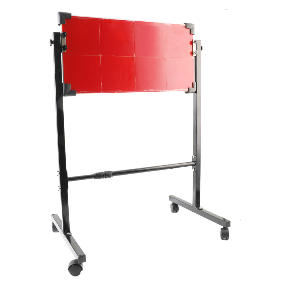 66x33cm Ping Pong Table Return Board,Self-Training,Robust Steel Frame & Wheels