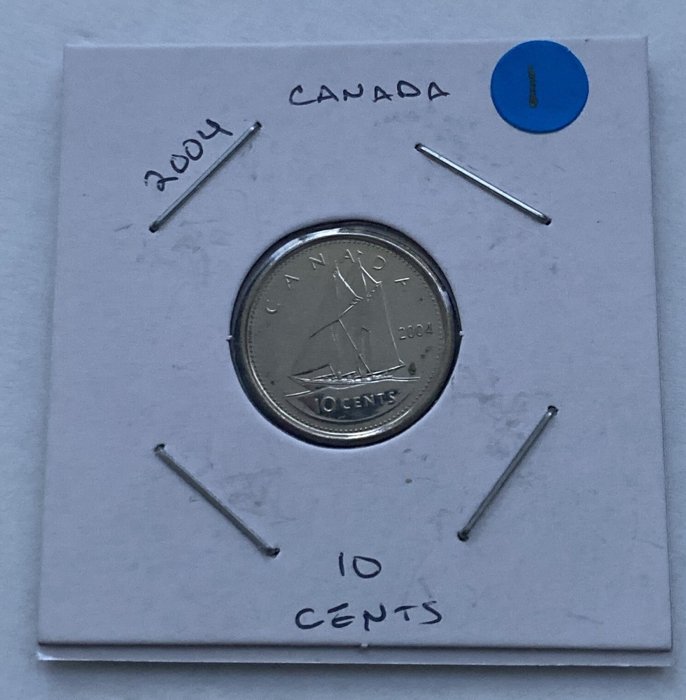 2004 Canada 10 Cents Coin