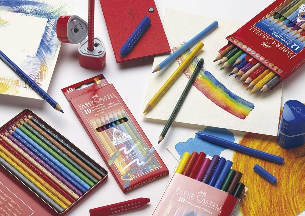 Junior Grip Colour Pencils Box 20 Triangular