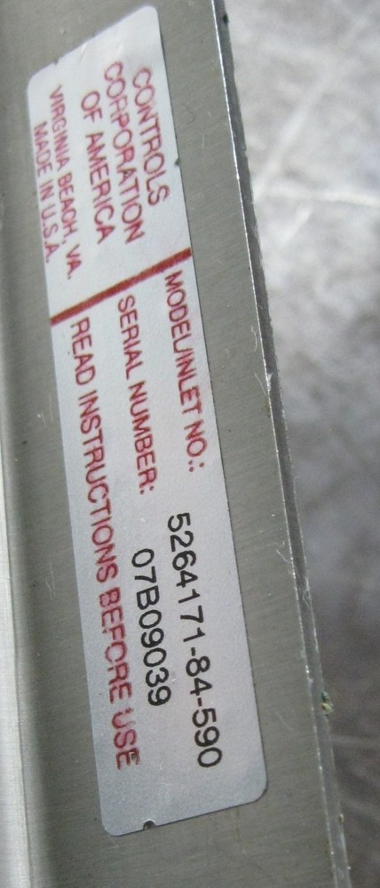 CONCOA 526 SERIES AUTOMATIC SWITCHOVER SYSTEM 5264171-84-590