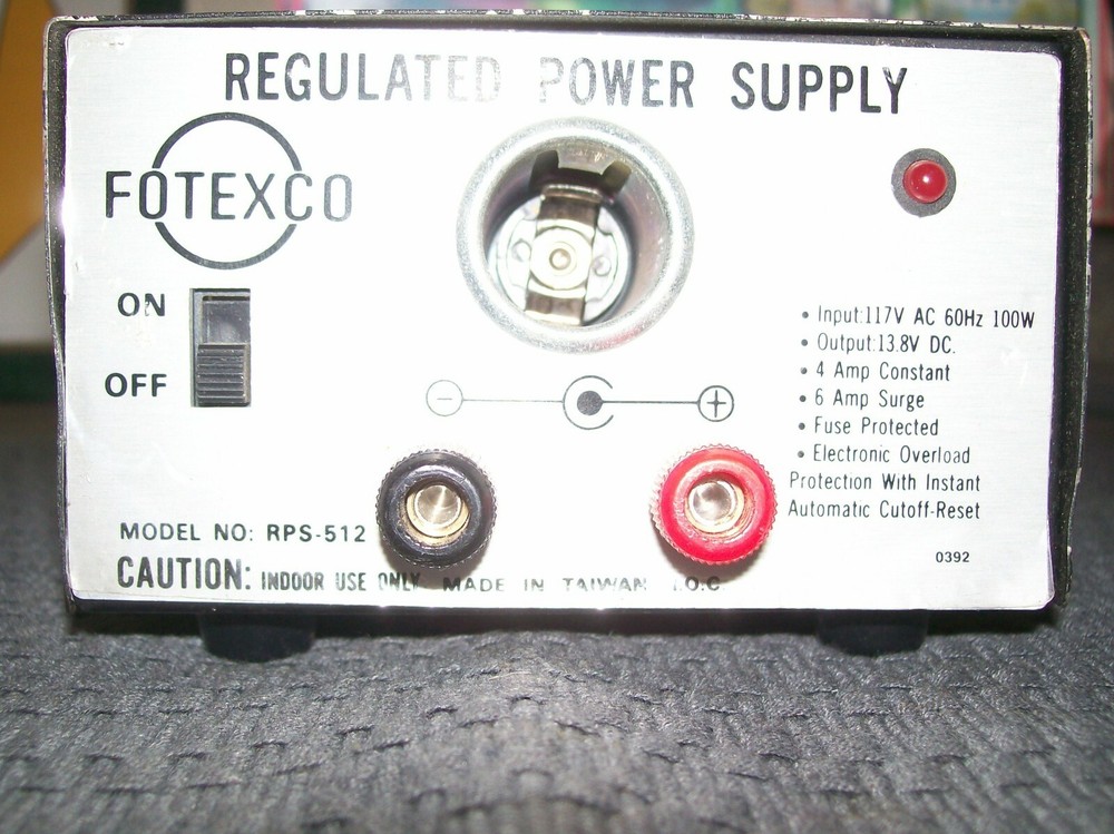 FOTEXCO Regulated Power Supply Model: RPS-512