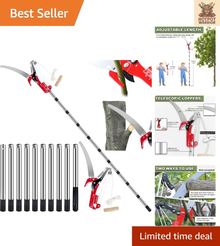 Versatile Tree Trimmer with Detachable Blade – Ideal for Every Garden
