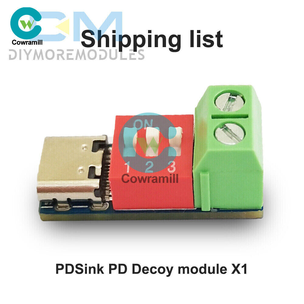 USB Type-C PD Trigger Board Module PD/QC Decoy Board Fast Charge Test Board