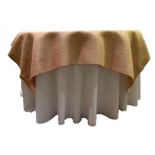 Burlap Tablecloth 90" x 90"