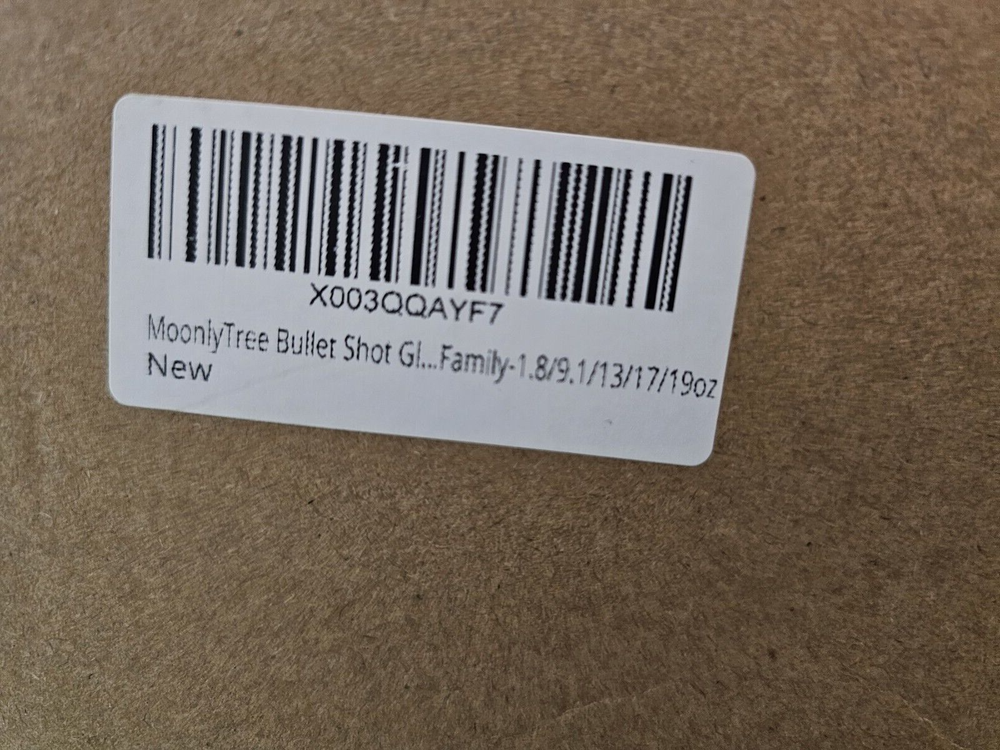 MoonlyTree 4 Piece NIB Glasses with Real Bullets