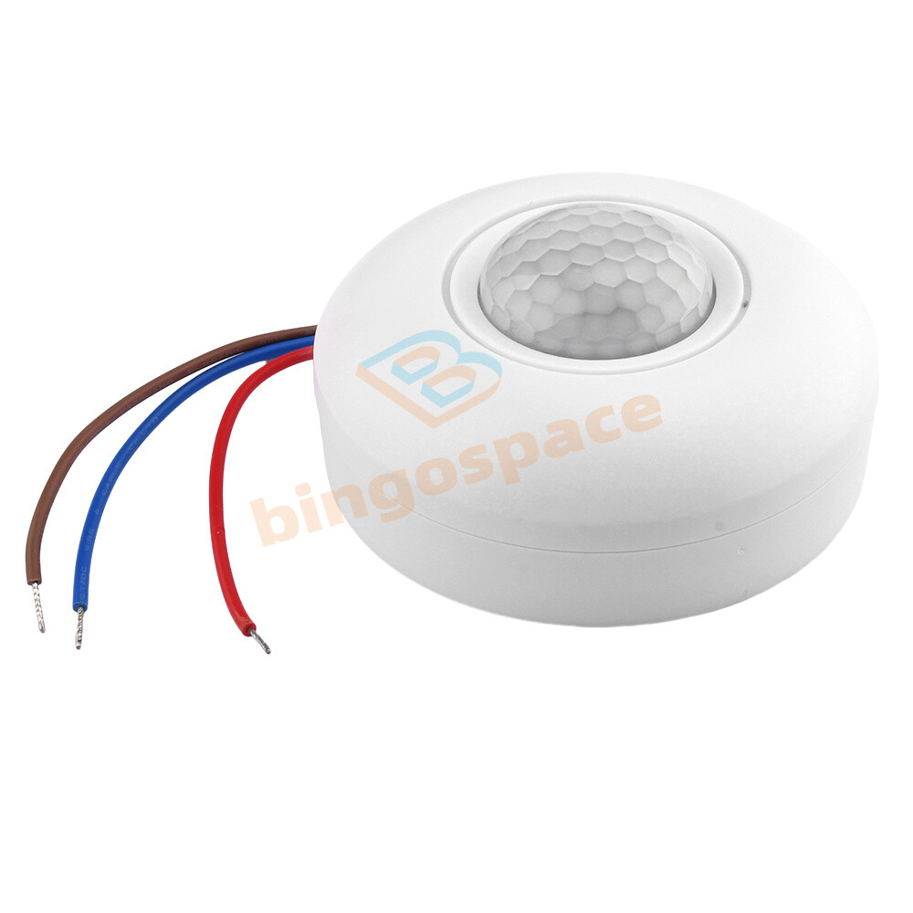 AC85-265V Infrared PIR Motion Induction Sensor Switch For LED Ceiling Light