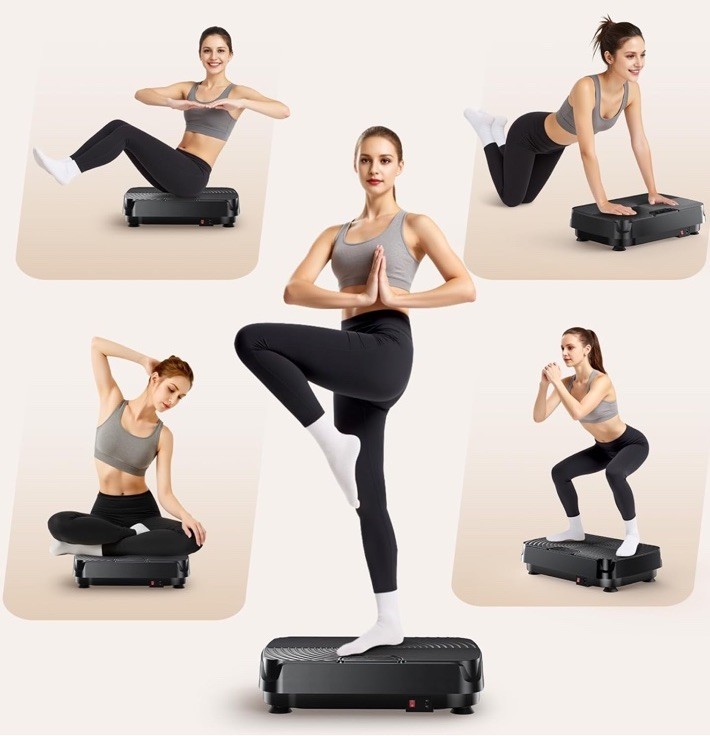 Vibration Plate Exercise Machine for Lymphatic Drainage,400Lbs C...Upgrade