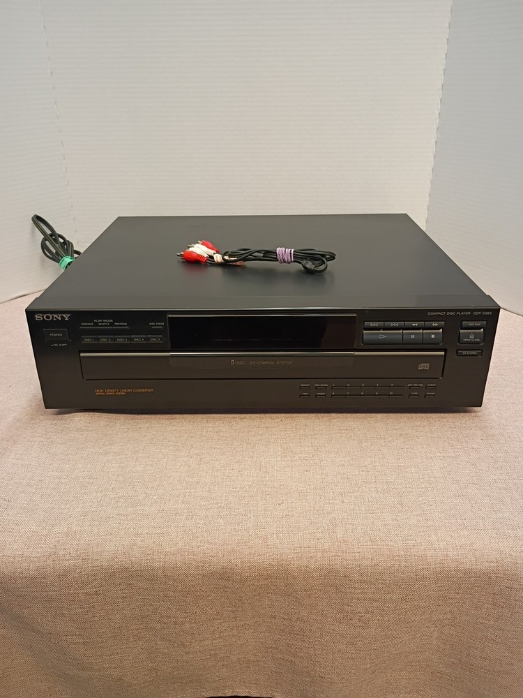 Sony CDP-C265 Compact Disc Player TESTED