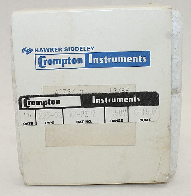 Crompton 223-02 VA-PZPZ Panel Meter