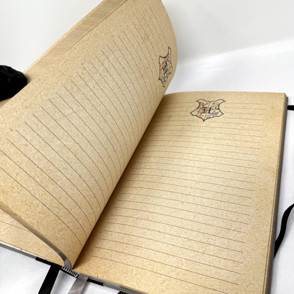 Universal Studios Harry Potter Hogwarts Alumni Journal Notebook Gray Crest