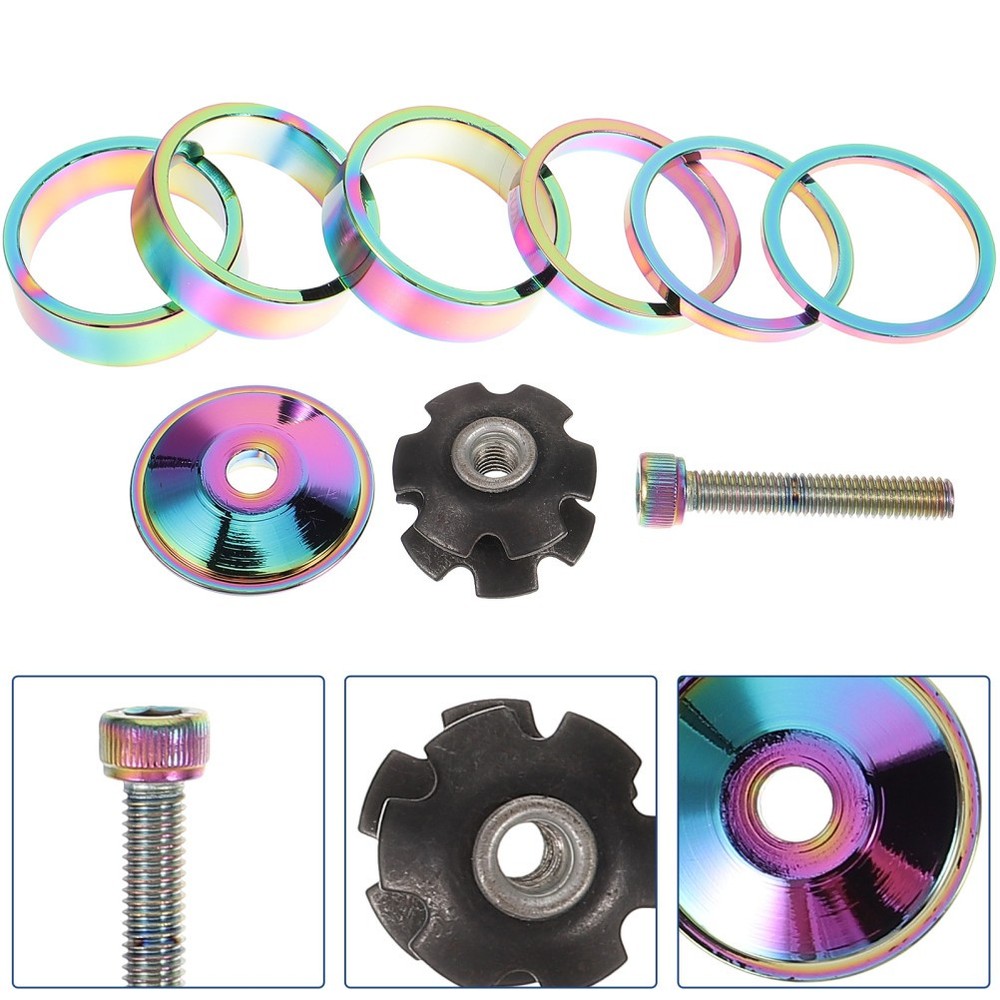 Replaceable Headset Gasket Bike Front Fork Conical Stem Spacers Bicycle Supply
