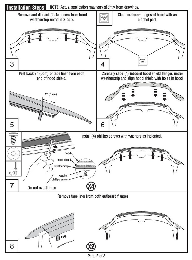 Husky CarFlector Bolt-On Bug Shield Protector for 2018-2023 Chevrolet Traverse