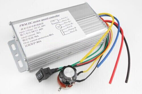 DC 10-60V 70A 4000W High Power DC Motor Speed Controller Brush Motor Controller