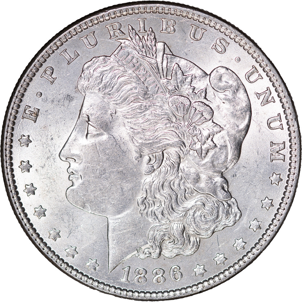 1886 $1 Morgan Silver Dollar ~ Uncirculated