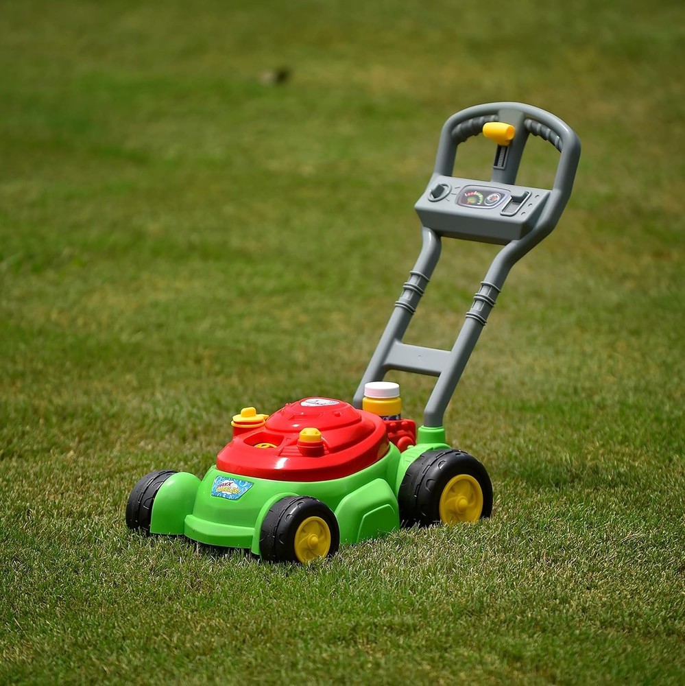 Maxx Bubbles Deluxe Bubble Lawn Mower Toy – Includes 4Oz Bubble Solution
