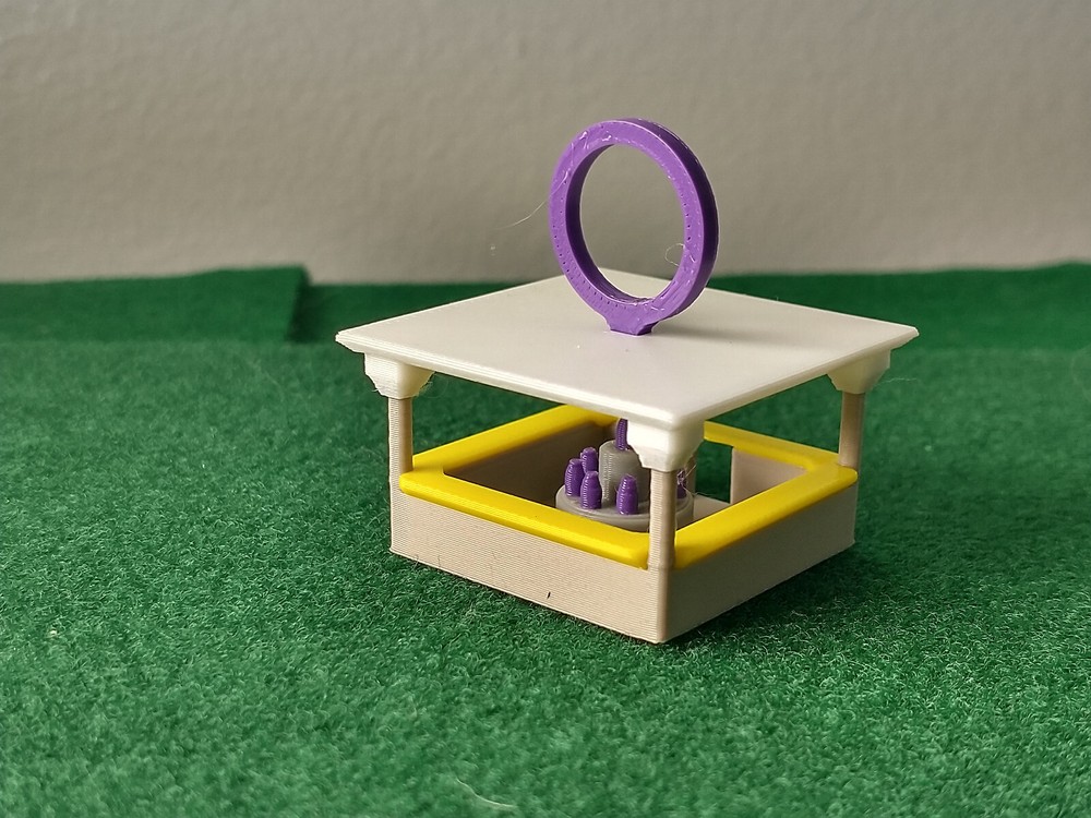 Carnival Booth Collection - 4 Booths - Set #2 - N Scale