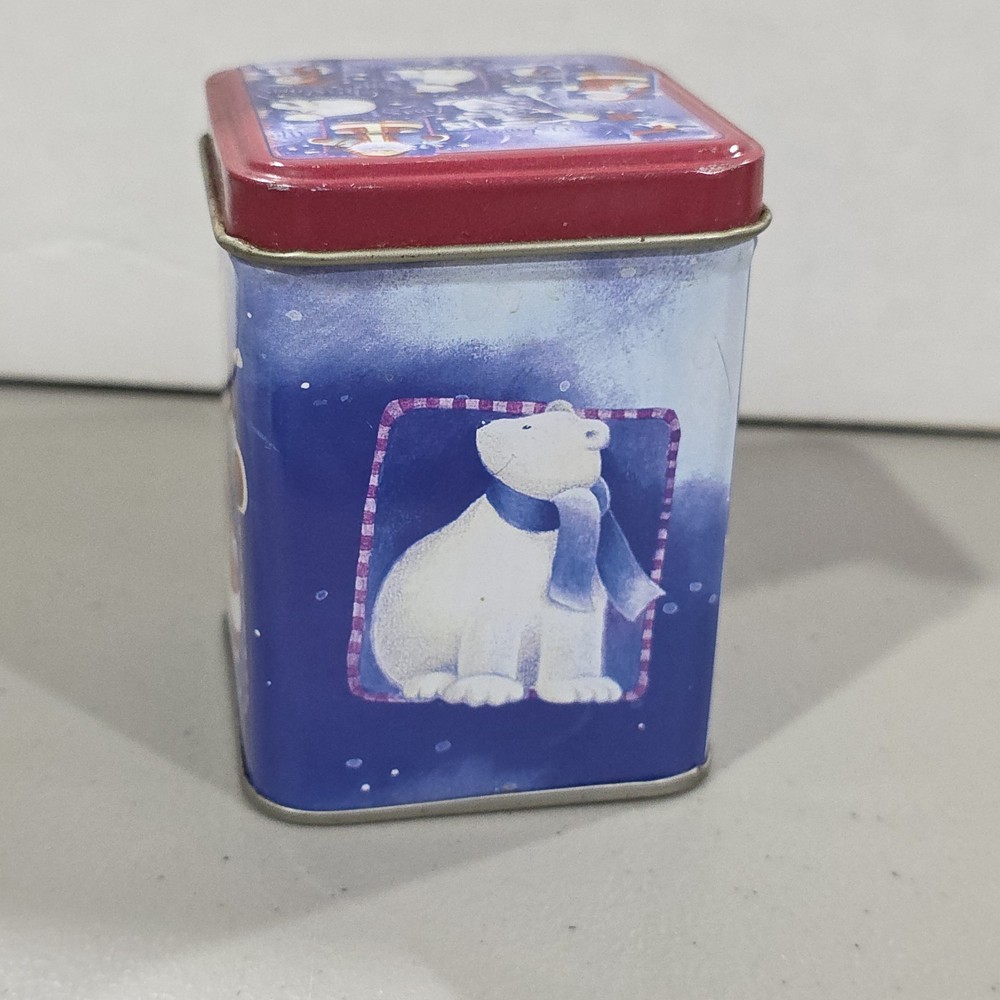 Christmas Candle In Tin