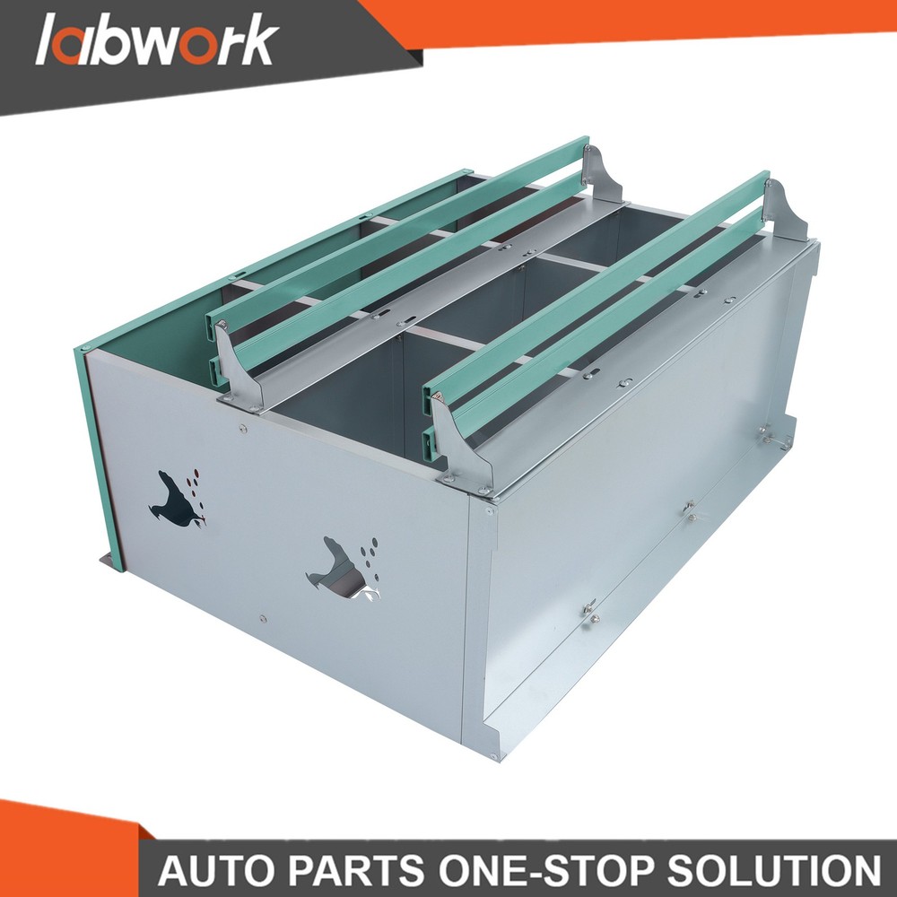 Labwork 6-Compartment Metal Poultry Nesting Box Wall Mount Easy Egg Collection