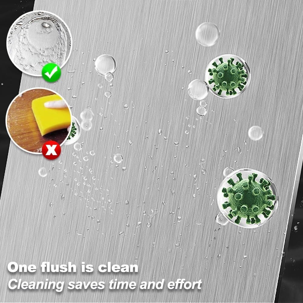 Titanium Kitchen Cutting Board – Small, Non-Stick, Double-Sided