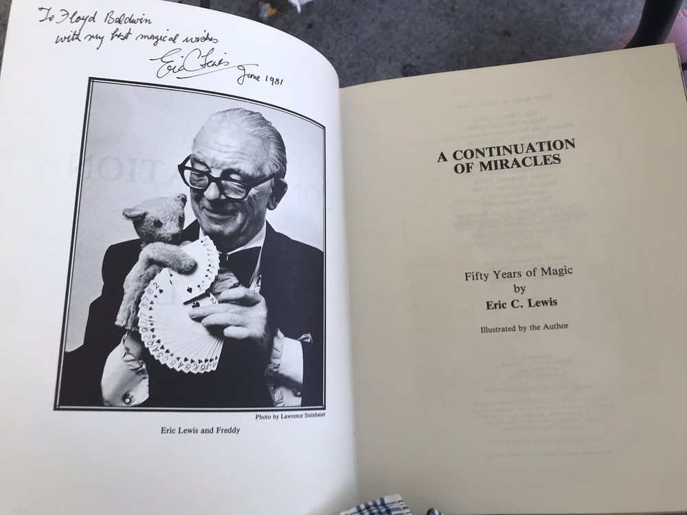 Eric C. Lewis Miracles Trilogy Magic Books (Signed)