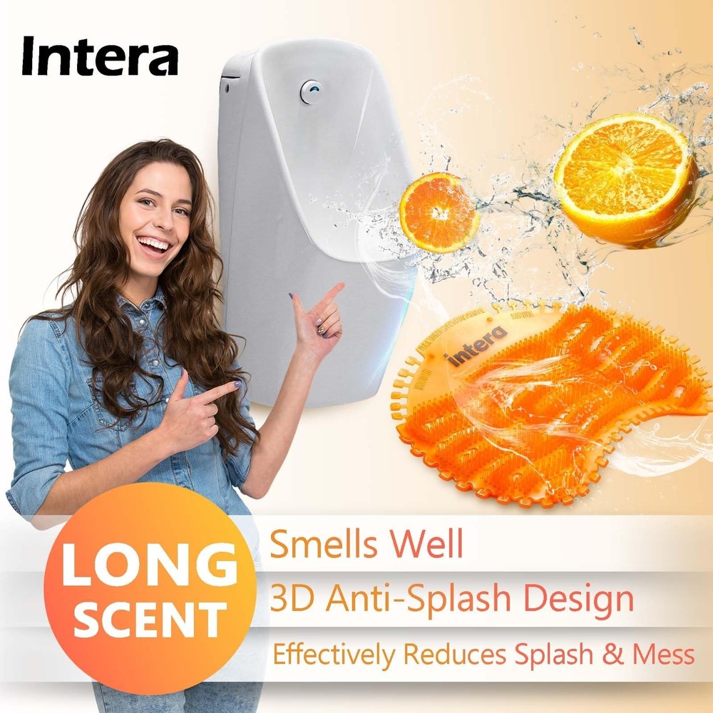 48 PACK Urinal Screen Deodorizer, 3D Wave Anti-Splash Odor Protection Urinal ...