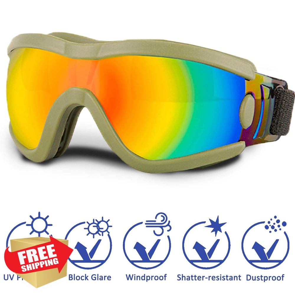 Medium Dog Sunglasses, UV Protection, Winproof, Soft Goggles