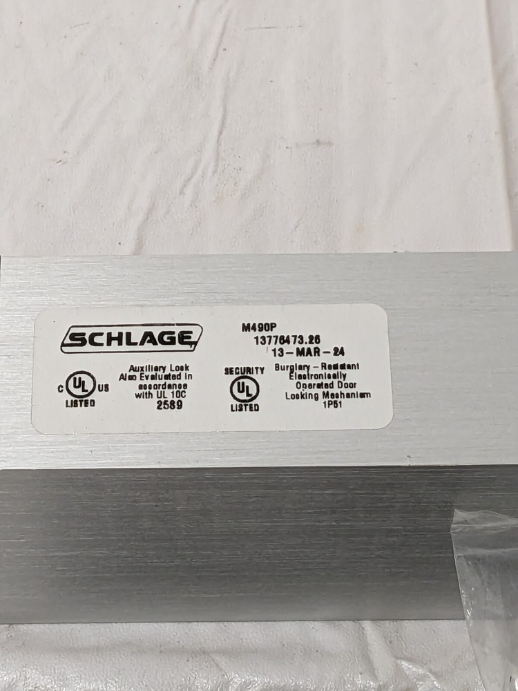 Schlage 12/12V Electromagnetic Lock MISSING SOME HARDWARE M490P