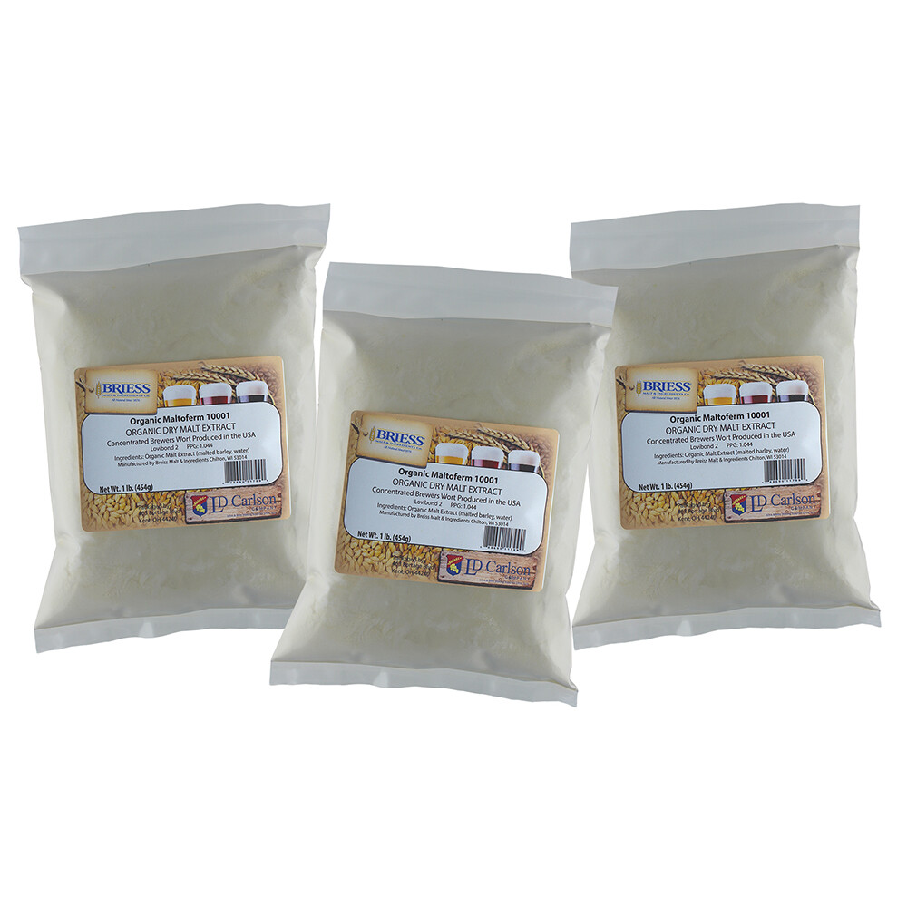 Organic Light DME-Maltoferm 10001-1Lb (Three Pack)
