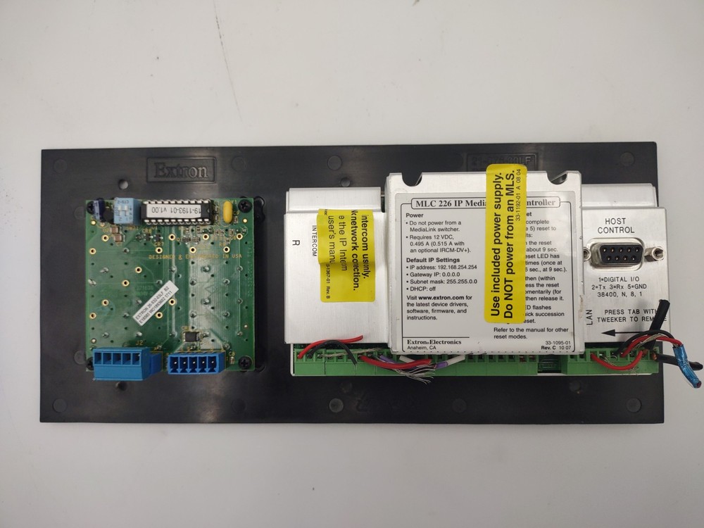 Extron MLC 226 IP DV+ MediaLink Controller 6 Button AV Control System NOT TESTED